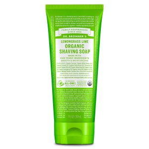 Dr Bronner's Lemongrass Lime - Organic Shaving Soaps